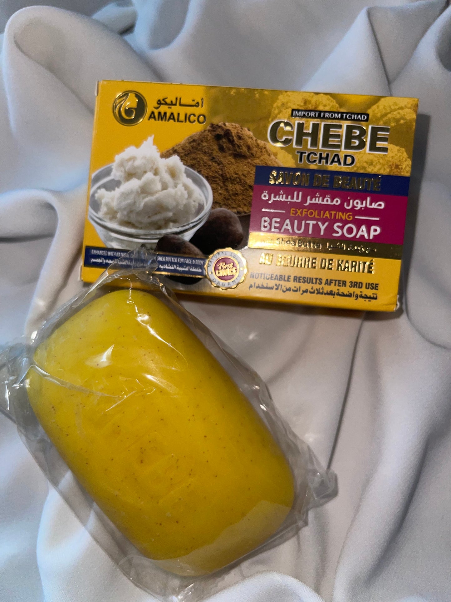 Shea butter/chebe face soap