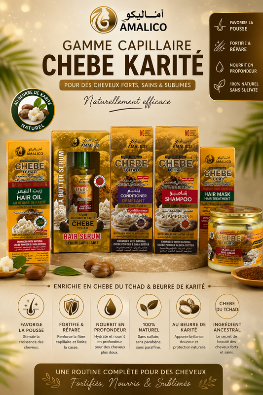 Gamme capillaire Chebe /Karite